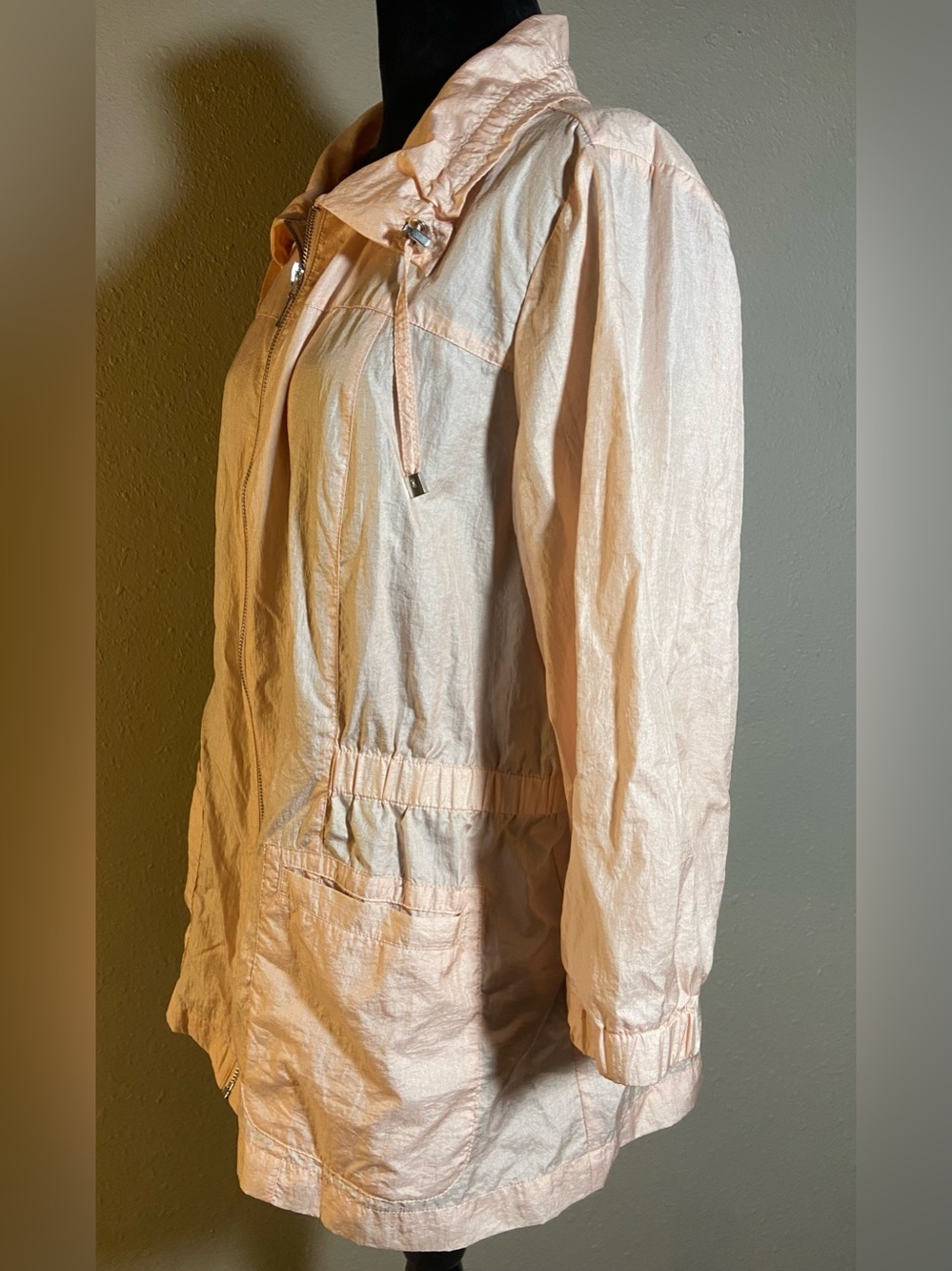 Chicos 2 🍑 Woman’s Lightweight Jacket 🍑 Light Peach 🍑